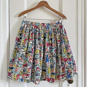 Summer in the City Circle Skirt